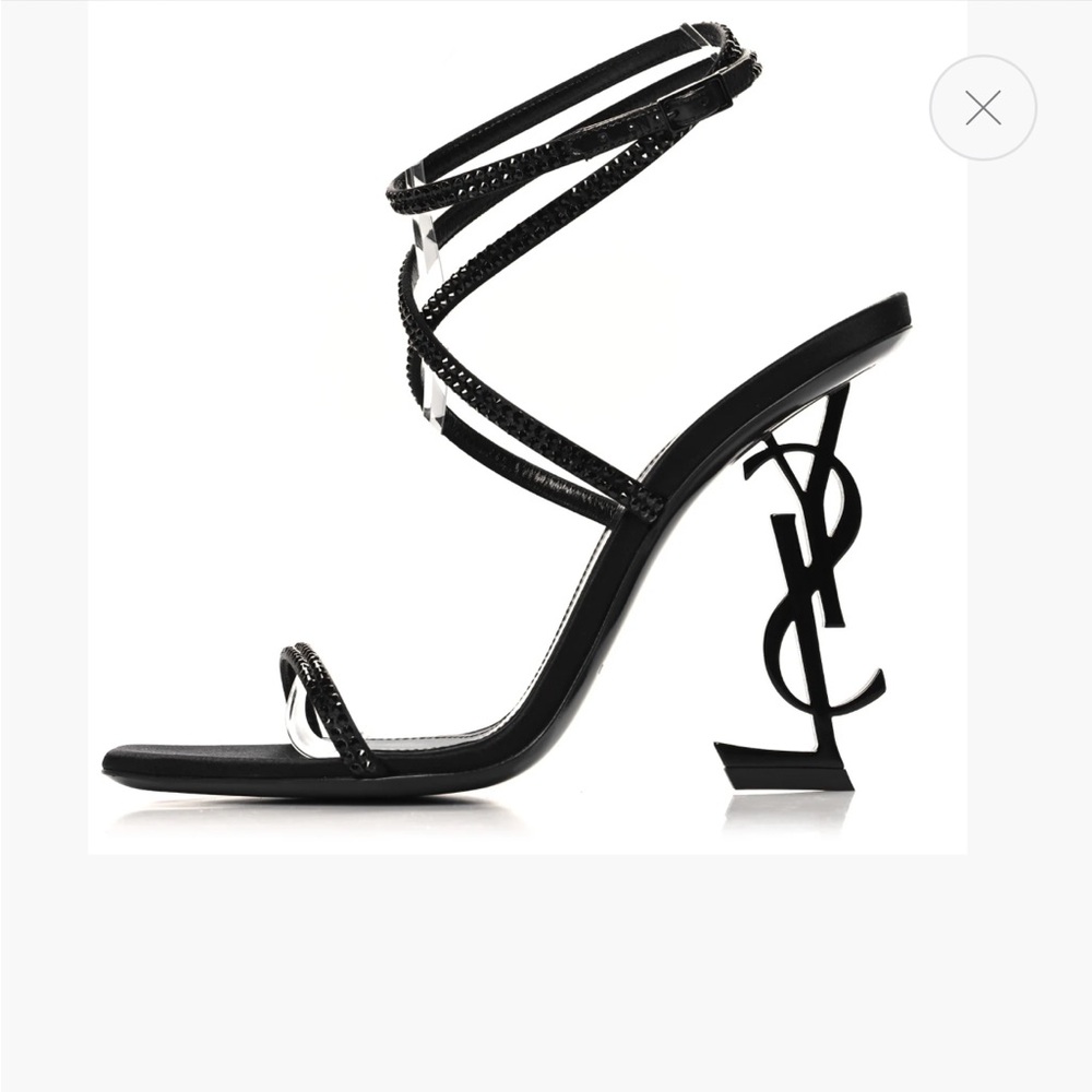 Saint Laurent Black Opyum 110 Sandals